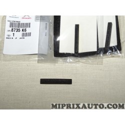 Kit 3 cales fixation parebrise pare-brise Citroen Peugeot original OEM 8735K4 8735K6 