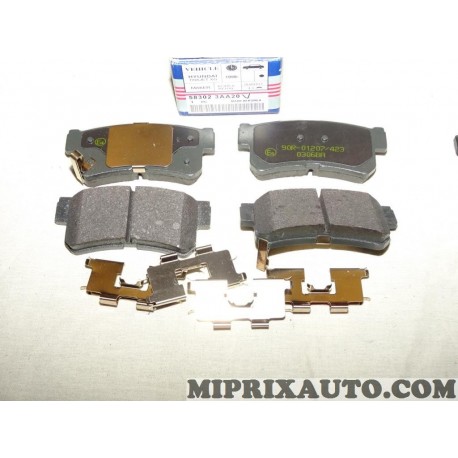 Jeux 4 plaquettes de frein Hyundai Kia original OEM 583023AA20 