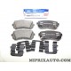 Jeux 4 plaquettes de frein Hyundai Kia original OEM 583021KA30 