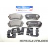 Jeux 4 plaquettes de frein Hyundai Kia original OEM 583021KA30