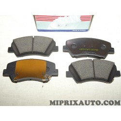 Jeux 4 plaquettes de frein Hyundai Kia original OEM 581012VA50 