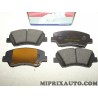 Jeux 4 plaquettes de frein Hyundai Kia original OEM 581012VA50