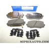 Jeux 4 plaquettes de frein Hyundai Kia original OEM 581011JA60