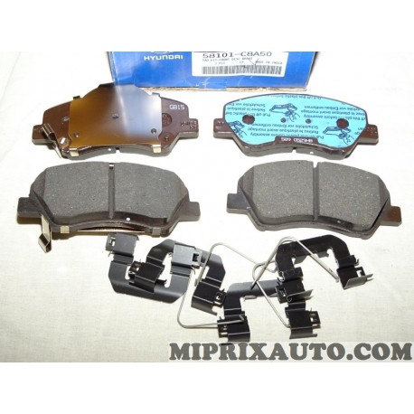 Jeux 4 plaquettes de frein Hyundai Kia original OEM 58101C8A50 