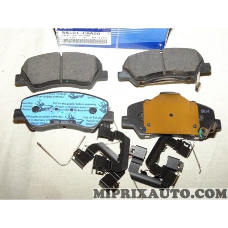 Jeux 4 plaquettes de frein Hyundai Kia original OEM 58101C8A00 