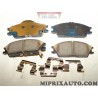 Jeux 4 plaquettes de frein Hyundai Kia original OEM 581011CA00