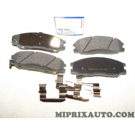 Jeux 4 plaquettes de frein Hyundai Kia original OEM 581013AA20 