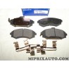 Jeux 4 plaquettes de frein Hyundai Kia original OEM 581012DA20