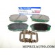 Jeux 4 plaquettes de frein Hyundai Kia original OEM 581011HA20 