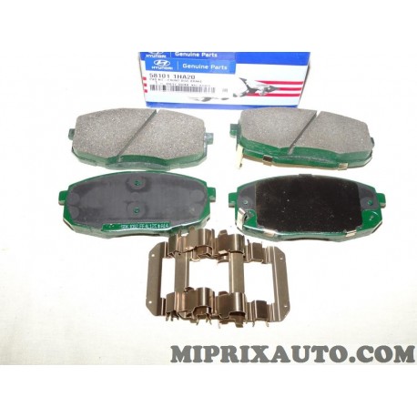 Jeux 4 plaquettes de frein Hyundai Kia original OEM 581011HA20 