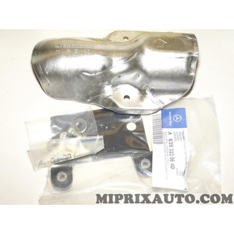 Kit plaque protection parechaleur barre stabilisatrice Mercedes Benz original OEM 0003200086