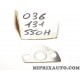 Joint circuit vanne EGR Volkswagen Audi Skoda Seat original OEM 036131550H
