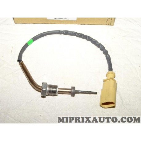 Sonde palpeur temperature gaz echappement Volkswagen Audi Skoda Seat original OEM 03L906088HA pour audi A4 A5 A6 Q5 2.0TDI 2.0 T