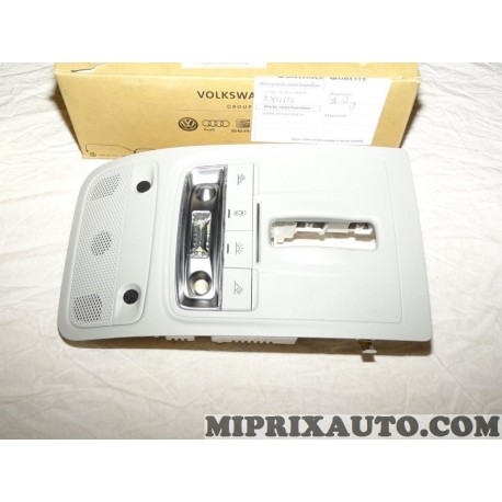 Plafonnier lampe eclairage interieur argent cristal Volkswagen Audi Skoda Seat original OEM 8V0947135BET1 pour audi A3 partir de
