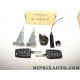 Kit barrillet serrure de porte avec 2 clés telecommande Volkswagen Audi Skoda Seat original OEM 5G0898375D pour volkswagen golf 