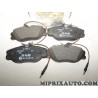 Jeux 4 plaquettes de frein Fiat Alfa Romeo Lancia original OEM 71752992