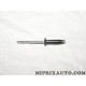 Rivet pop noir fixation element carrosserie Fiat Alfa Romeo Lancia original OEM 9632390580 