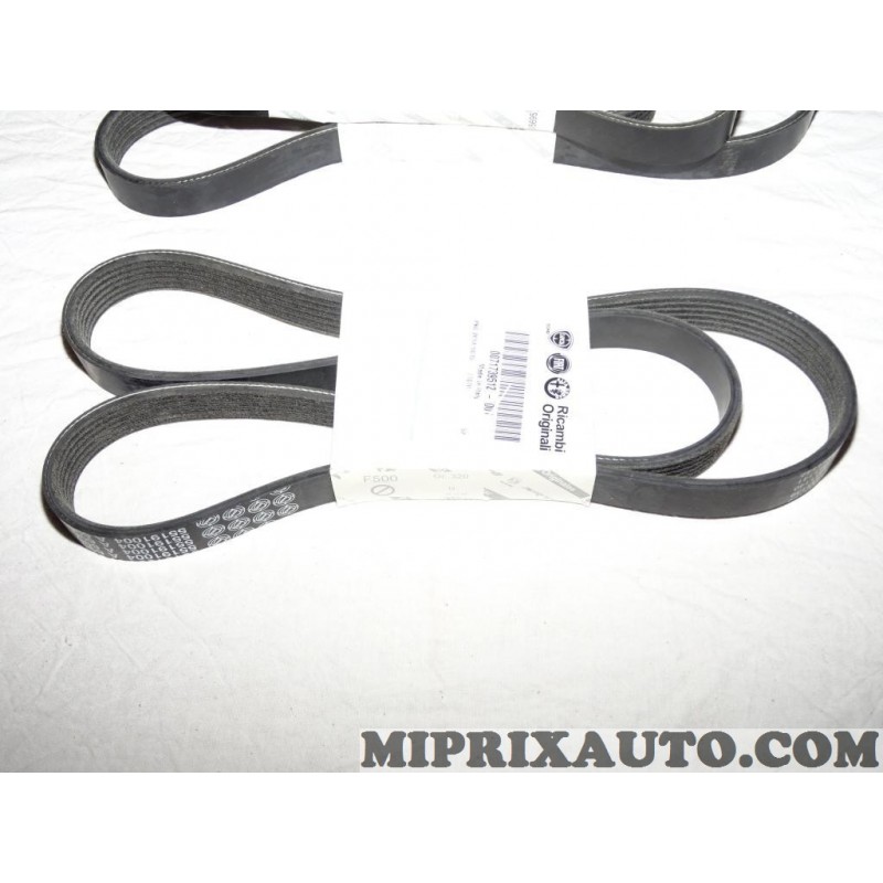 Courroie Gates Micro-V 6PK1270 - Pour Transmission, Remplacement Pièce Auto, 6 Nervures, 1270 Mm