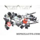 Kit agrafes attache choc avant Fiat Alfa Romeo Lancia original OEM 51098104