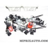 Kit agrafes attache choc avant Fiat Alfa Romeo Lancia original OEM 51098104