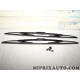 Paire balais essuie glace standard Fiat Alfa Romeo Lancia original OEM 71804096