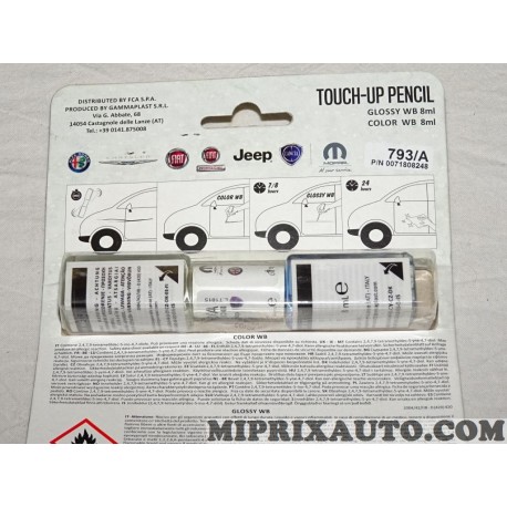 Stylo retouche peinture 793/A PKG 07/06/18 Fiat Alfa Romeo Lancia original OEM 71808248 