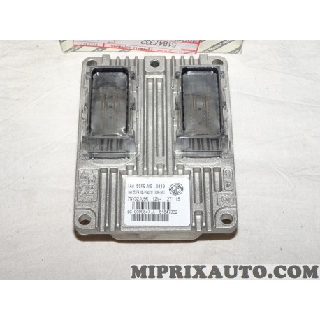 Centrale injection calculateur ECU Fiat Alfa Romeo Lancia original OEM 51847332 pour fiat 500 1.2 essence sans start and stop sa