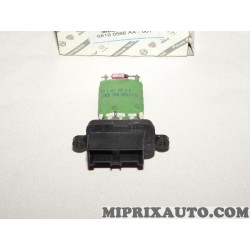 Resistance pulseur air chauffage ventilation Fiat Alfa Romeo Lancia original OEM 77364374 