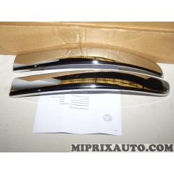 Paire baguettes moulure chrome rebord parechocs avant Fiat Alfa Romeo Lancia original OEM 50901686 