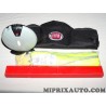 Kit housse de secours avec triangle reflecteur gilet jaune boite ampoule lampe eclairage gant Fiat Alfa Romeo Lancia original OE