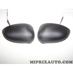 Paire coques calotte de retroviseur carbone noir Fiat Alfa Romeo Lancia original OEM 51977649 pour fiat 500 partir de 2015 