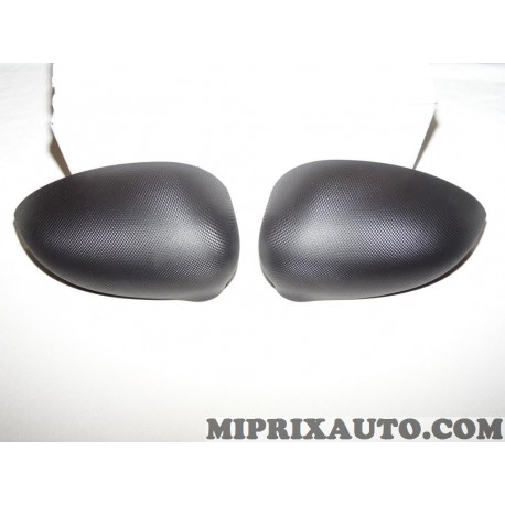 Paire coques calotte de retroviseur carbone noir Fiat Alfa Romeo Lancia original OEM 51977649 pour fiat 500 partir de 2015 