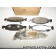 Jeux 4 plaquettes de frein Mopar Jeep Dodge Chrysler original OEM 05018592AB