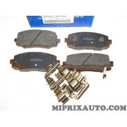 Jeux 4 plaquettes de frein avant Hyundai Kia orignal OEM 581010XA10