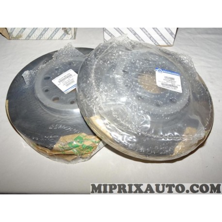 Paire disques de frein avant ventilé 305mm diametre Mopar Jeep Dodge Chrysler original OEM 68250085AA pour jeep wrangler partir 