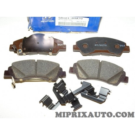 Jeux 4 plaquettes de frein avant Hyundai Kia orignal OEM 58101B9A70