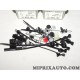 Pack agrafes attache fixation porte Fiat Alfa Romeo Lancia original OEM 51098102 pour fiat bravo 2 II partir de 2007