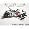 Pack agrafes attache fixation porte Fiat Alfa Romeo Lancia original OEM 51098102 pour fiat bravo 2 II partir de 2007