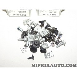 Pack agrafes attache fixation aile avant Fiat Alfa Romeo Lancia original OEM 59203302 pour alfa romeo mito partir de 2008 