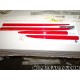 Kit 4 baguettes moulure de porte rouge Fiat Alfa Romeo Lancia original OEM 50903548 pour fiat 500X partir de 2015