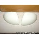 Paire calottes coque retroviseur blanche Fiat Alfa Romeo Lancia original OEM 50903554