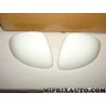 Paire calottes coque retroviseur blanche Fiat Alfa Romeo Lancia original OEM 50903554