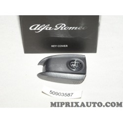 Coque de clé gris métallisé Fiat Alfa Romeo Lancia original OEM 50903587 