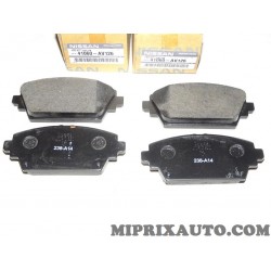 Jeux 4 plaquettes de frein Nissan Infiniti original OEM 41060AV126 41060-AV126 