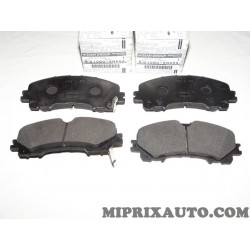Jeux 4 plaquettes de frein Nissan Infiniti original OEM D10604GA5A D1060-4GA5A 