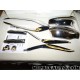 Pack chrome coques retroviseur habillage parechocs avant arriere poignées porte Nissan Infiniti original OEM KE600BV015CR KE600-
