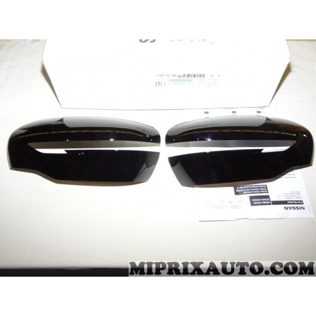 Paire coques calotte retroviseur noir brillant Nissan Infiniti original OEM KE960HV00N KE960-HV00N pour nissan qashqai J11 parti