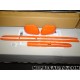 Pack orange city paire calottes coque retroviseur jeux 4 baguettes moulures porte Nissan Infiniti original OEM KE6001H005OR KE60