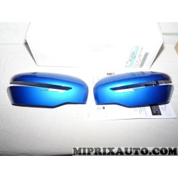 Paire coques calotte retroviseur bleu (1 sale modele expo) Nissan Infiniti original OEM KE960BV030EB KE960-BV030-EB* 
