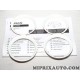 Cerclages contour blanc bouche ventilation tableau de bord Nissan Infiniti original OEM KE6003V100WH KE600-3V100-WH pour nissan